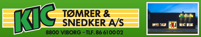 KIC Tømrer & snedker i Viborg