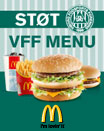 Køb VFF køb en menu på Mc Donalds i Viborg